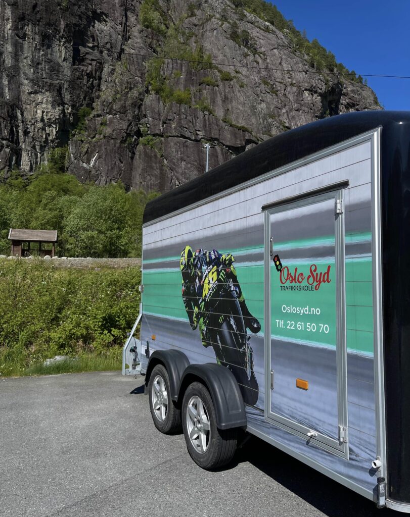 Tilhengeren til Oslo Syd Trafikkskole